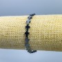 Brățară din hematit cu Cruce, diametru 8x6 mm, lungime 18 cm (elastic)