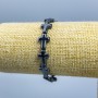Brățară hematit în formă de cruce, diametrul 14×10 mm, lungime 18 cm (elastică)