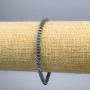 Brățară din hematit «Floare», diametru 4×3 mm, lungime 18 cm (elastic)