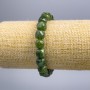 Brățară din jadeit natural, cuburi tăiate, diametrul 9x9 mm, lungime 18 cm (elastic)