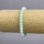 Brățară din larimar, mărgele netede, diametru 6 mm, lungime 18 cm, pe elastic