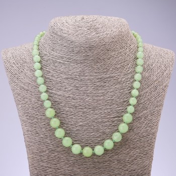 Colier cu onix, diametru 6–10 mm, lungime 47 cm, prin nod