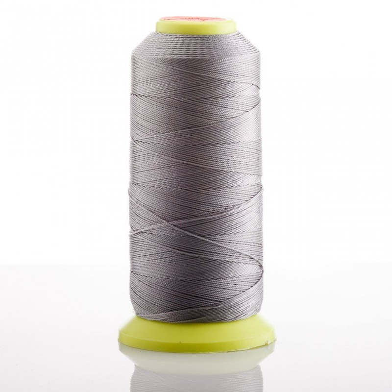 Fir pe bobină gri deschis, diametrul 0,6 mm, nylon pentru lucrări de artizanat, 500 m