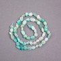 Mărgele pe șnur din larimar natural, cu fațete, diametrul 6x8 mm +/-, lungime 39 cm