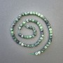 Mărgele din zozit natural, cuburi tăiate, diametrul 5x5 mm ±, lungimea 38 cm ± pe șnur