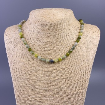 Colier Ofit (acrilic sintetic) mărgele netede, diametrul de 6,5 mm, lungimea 51 cm