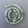 Mărgele din prehnit, piatră naturală, biluțe netede, diametru de aproximativ 8 mm, lungime de aproximativ 39 cm