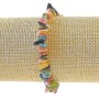 Brățară cu turmalin natural, granule de diametru 7×3 mm, lungime 18 cm (+/-) (pe elastic)