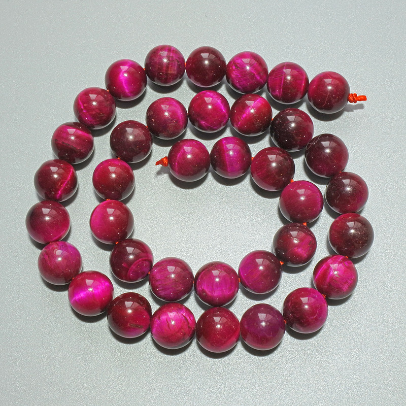 Mărgele Malin Ochi de Pisică – piatră naturală, bile netede, diametru de aproximativ 10 mm, lungime de aproximativ 38 cm, pe șnur