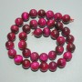 Mărgele Malin Ochi de Pisică – piatră naturală, bile netede, diametru de aproximativ 10 mm, lungime de aproximativ 38 cm, pe șnur