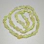 Mărgele din cuarț citrin natural, tăiate într-o formă cabochon, diametrul 6×7 mm, lungime 40 cm, pe șnur