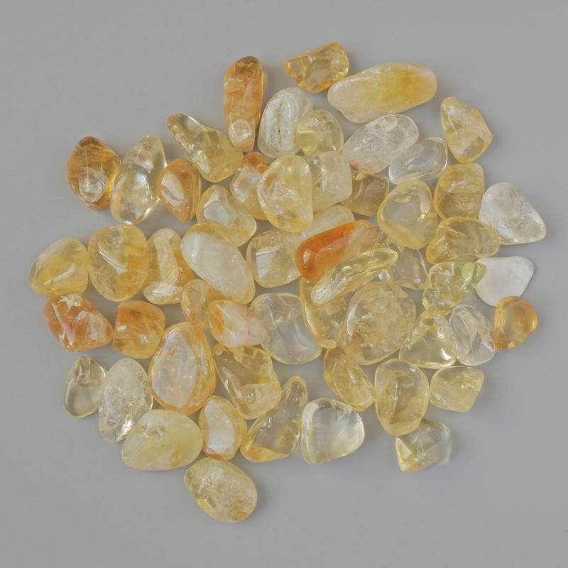 Mărgele citrin tăiate, diametrul 18×11 mm (+/-), ambalaj 100 g