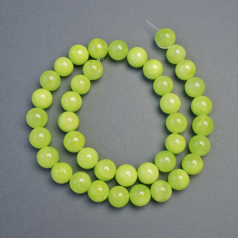 Mărgele de onix, bile netede presate, diametrul de 10,5 mm, lungime de aproximativ 39 cm, pe fir