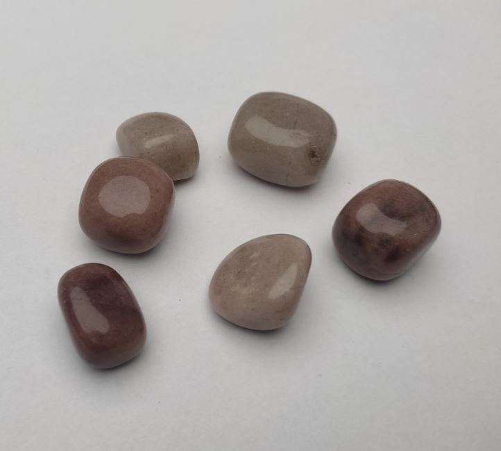 Piatră naturală decorativă rodohrozit, fațetată, 22×17 mm (+/-), ambalaj de 100 g