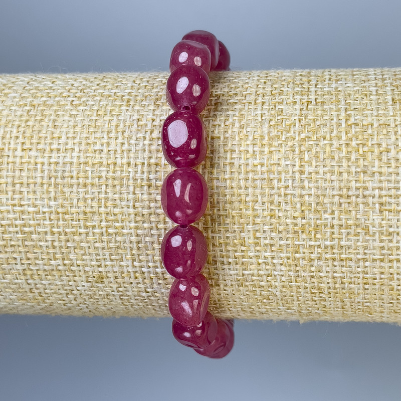 Brățară cu turmalin fațetat, diametru 10×8 mm ±, lungime 18 cm ±, pe elastică