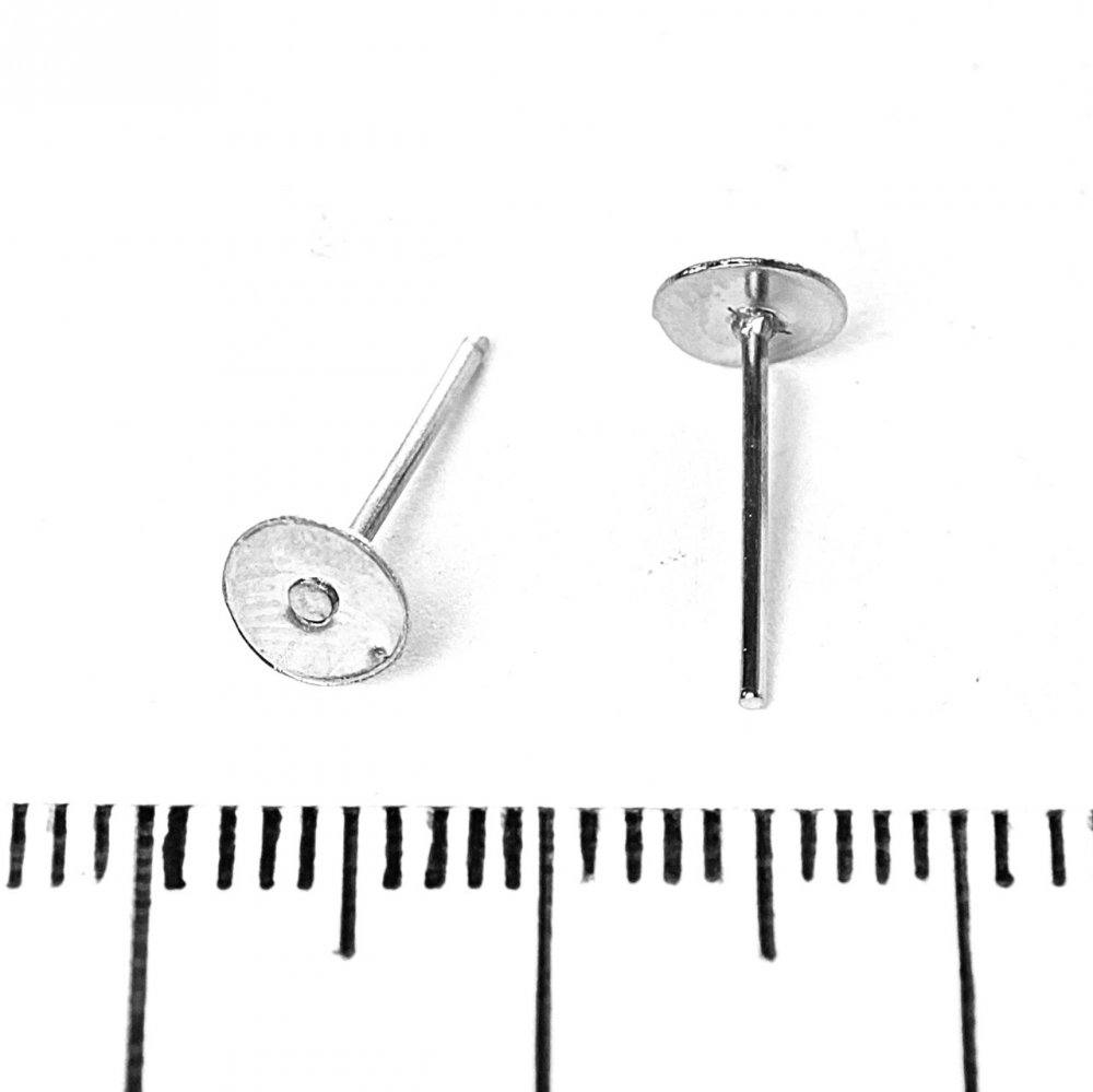 Furnituri pentru bijuterii, 12x4 mm, set de 30 buc.