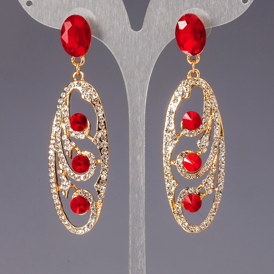 Cercei cu cristale «lustre» «șandeliere» «Slovancă»