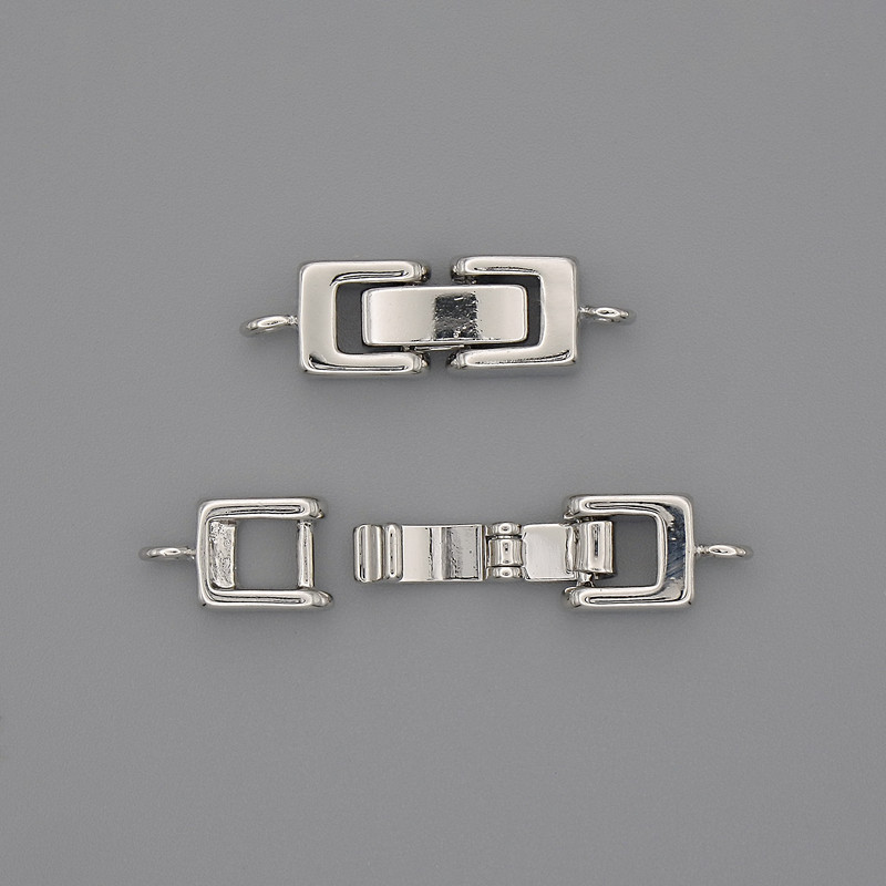 Închizătoare, diametru 22x7 mm +- culoare argintie a metalului