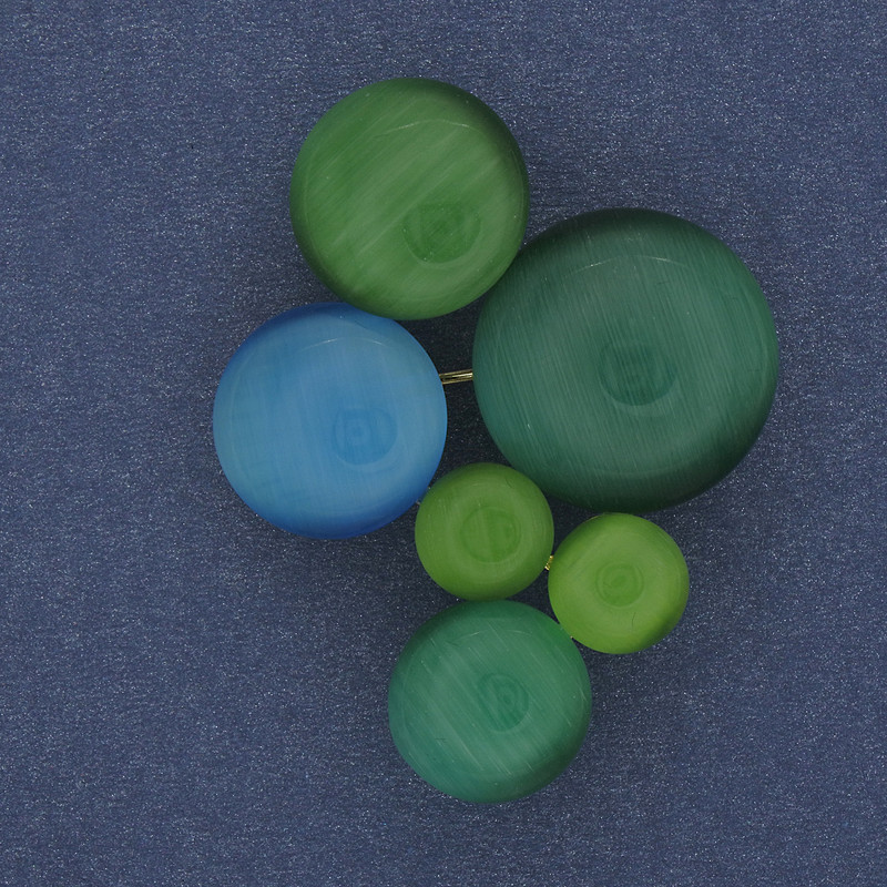 Broșă-pandantiv Accent cu ochiul pisicii