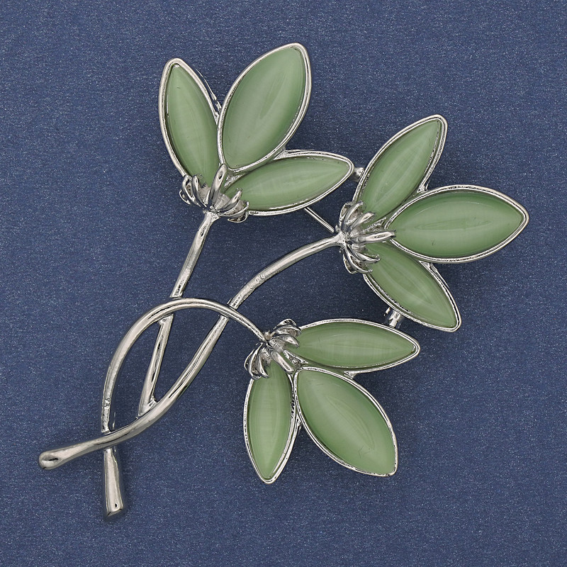 Broșă-pandantiv «Floare Ochiul Pisicii»