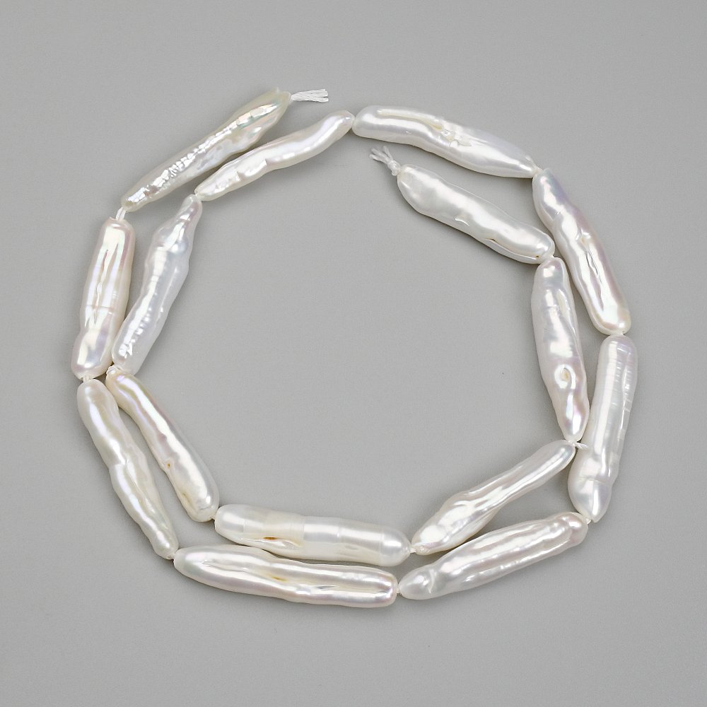 Mărgele baroce cu nuanța „benzină” 24-25×5-5, 5 mm +/-, lungime 39 cm+