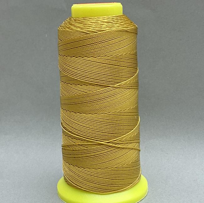 Fir capron din nailon, culoare maro deschis, diametru 0,9 mm, 300 m