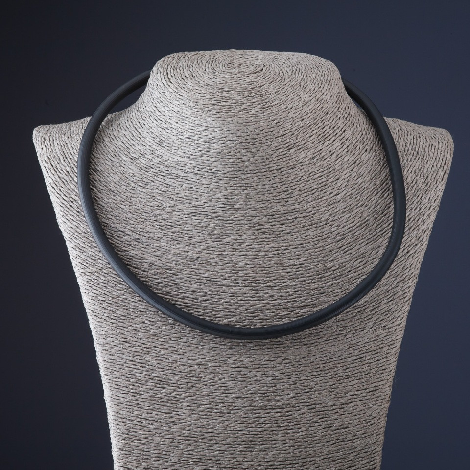 Șnur gri din cauciuc, diametrul 6 mm + -, lungime 50 cm +