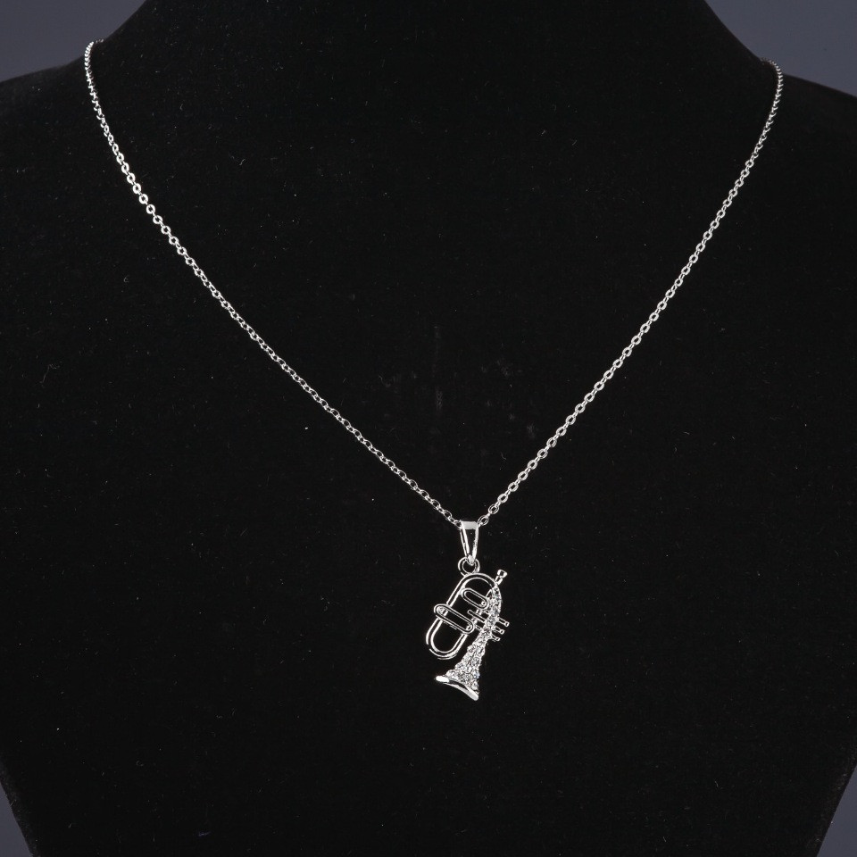 Pandantiv pe lanț tubular, lungime 55 cm, lungime 3 cm