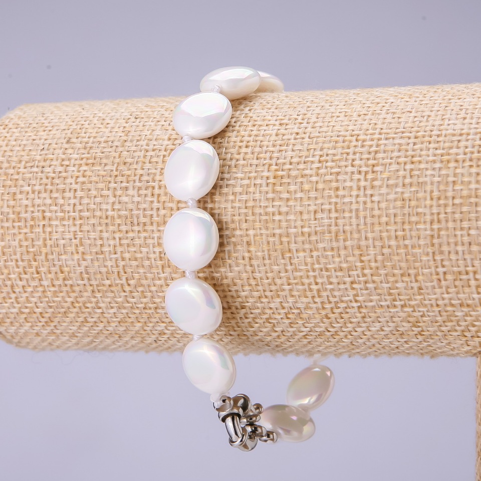 Brățară Mallorca monedă, diametrul 12 mm, lungimea 20 cm