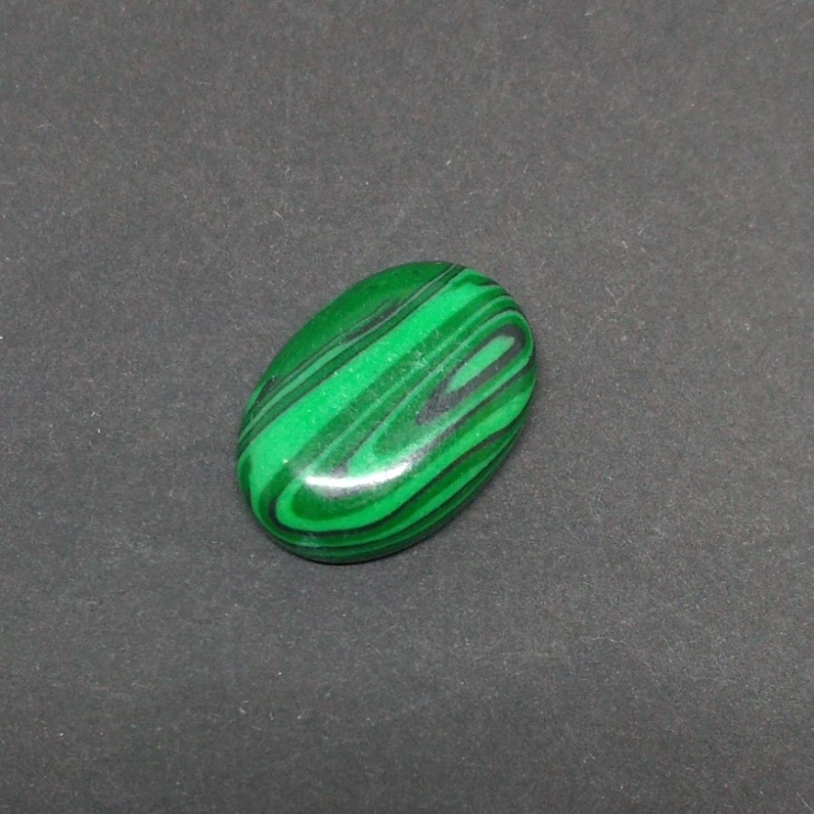 Cabochon din malahit natural (presat) 25x18 mm
