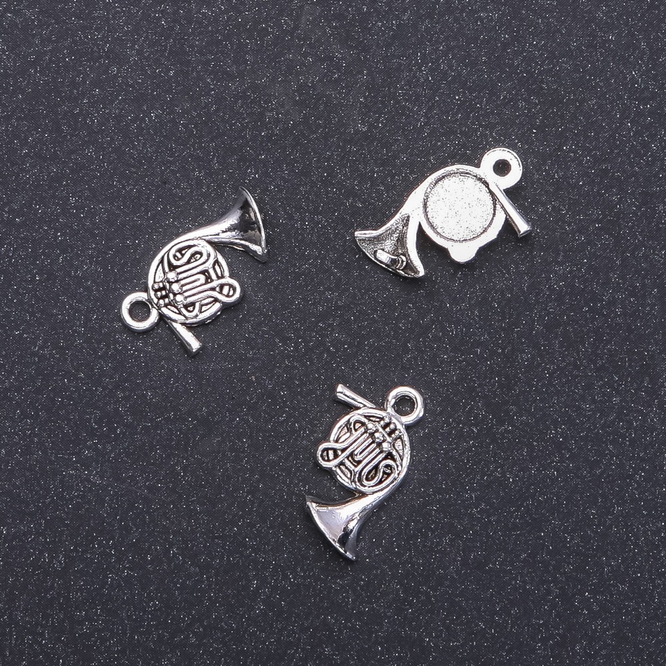 Furnitură pentru pandantiv Tubă Valtonă, diametrul 16 mm, lungimea 12 mm, diametrul 1,8 mm, ambalaj 20 g, 26 buc. (+ -)