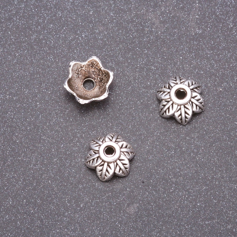 Capace terminale pentru bijuterii, diametru 8 mm, ambalaj de 20 g, +/- 46 buc.