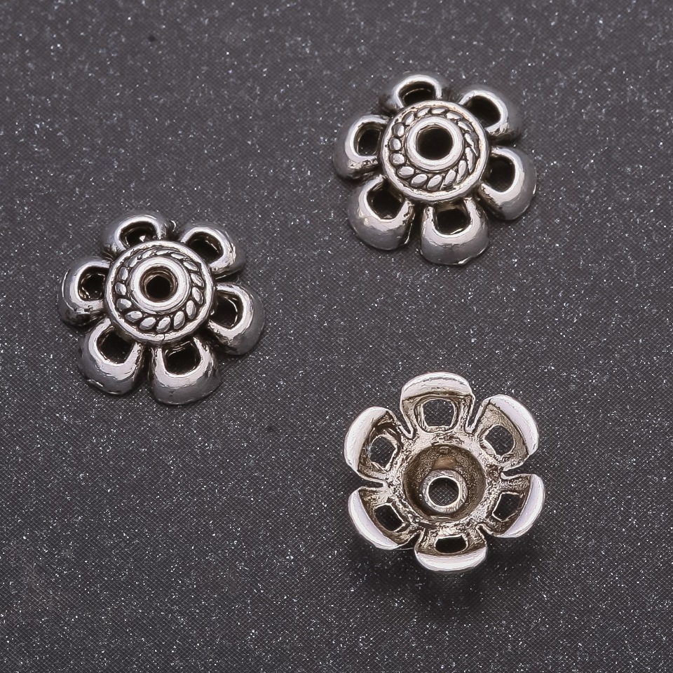 Capac terminal pentru șnur, diametru exterior 11 mm, diametru interior 6 mm, 20 g ± 42 buc.