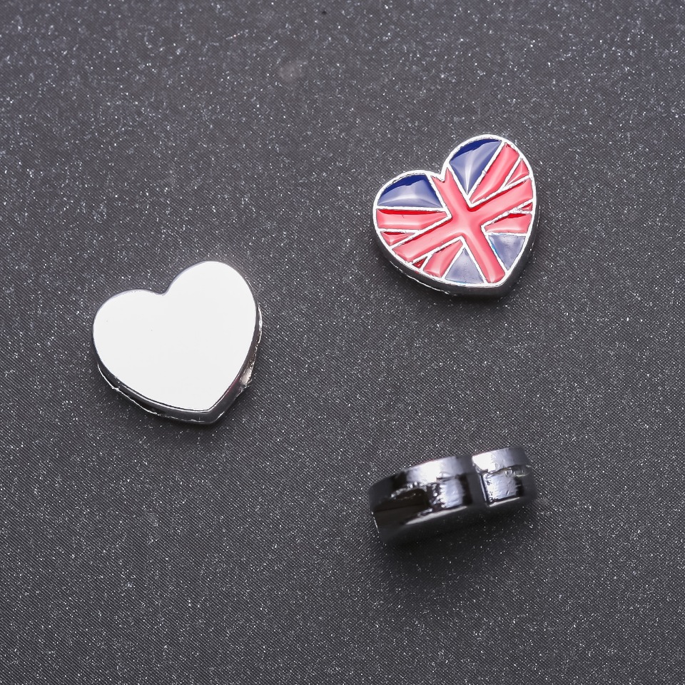 Pandantiv „Inimă” 13×12 mm cu orificiu pentru lanț