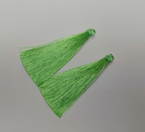 Componentă pentru handmade Pensulă mentă, lungime 7 cm, diametru 7 mm, pereche