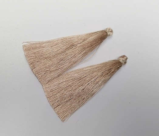 Componentă pentru lucrări manuale - Pensulă „Capuccino”, lungime 7 cm, diametru 7 mm, pereche