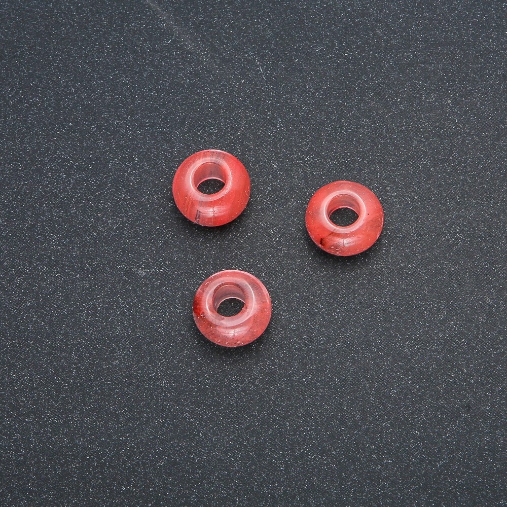 Mărgea Pandora din turmalină naturală 14×7 mm, diametrul găurii 5,5 mm +