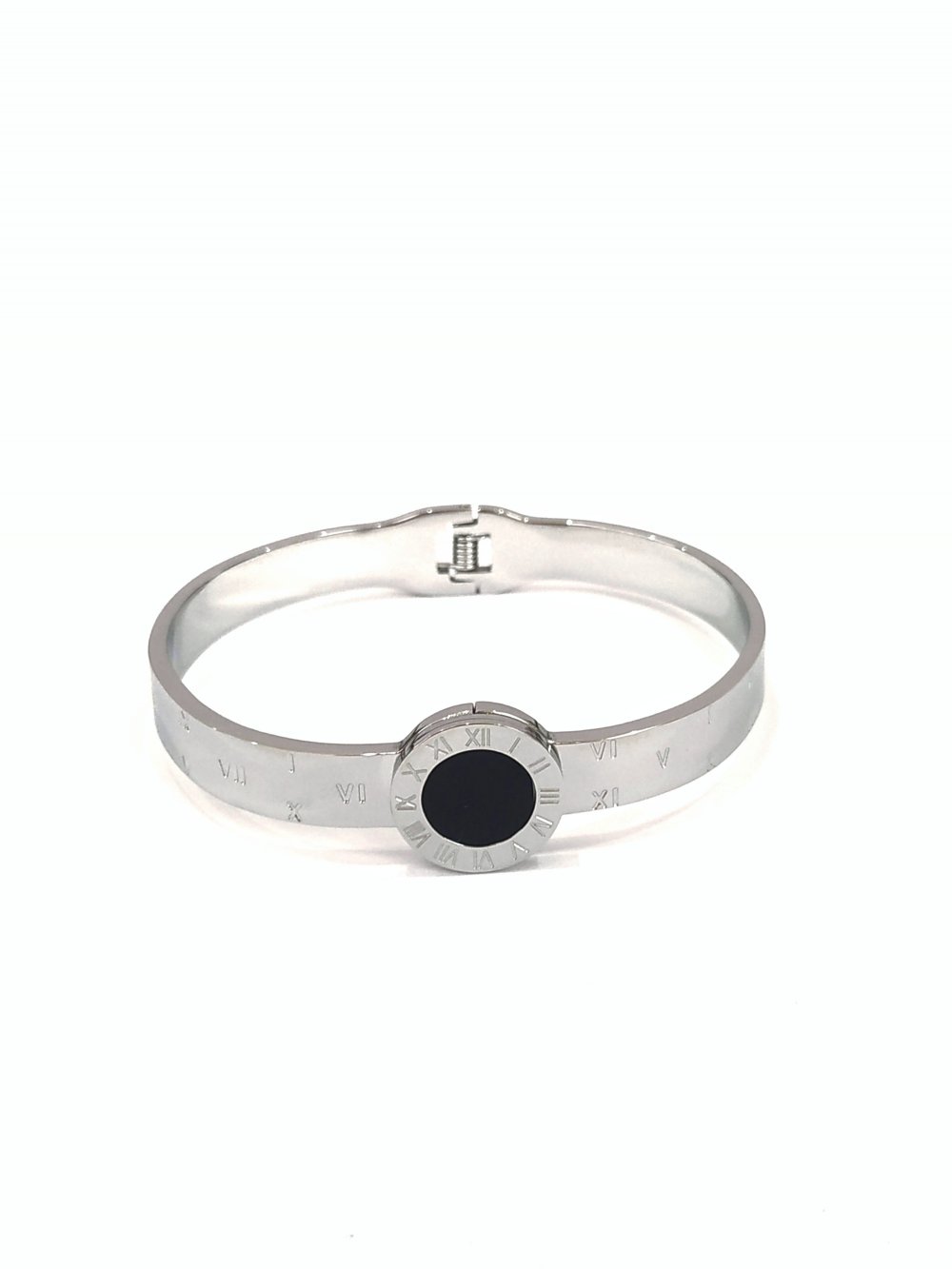 Brățară Xuping Rodiu, grosime 8 mm + -, diametru 63x54 cm +