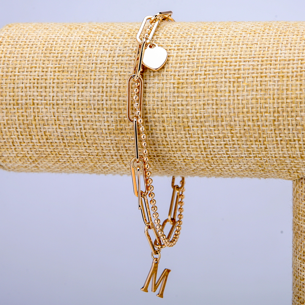 Brățară Xuping placare cu aur 18K, grosime de 5 mm, lungime 17–21 cm