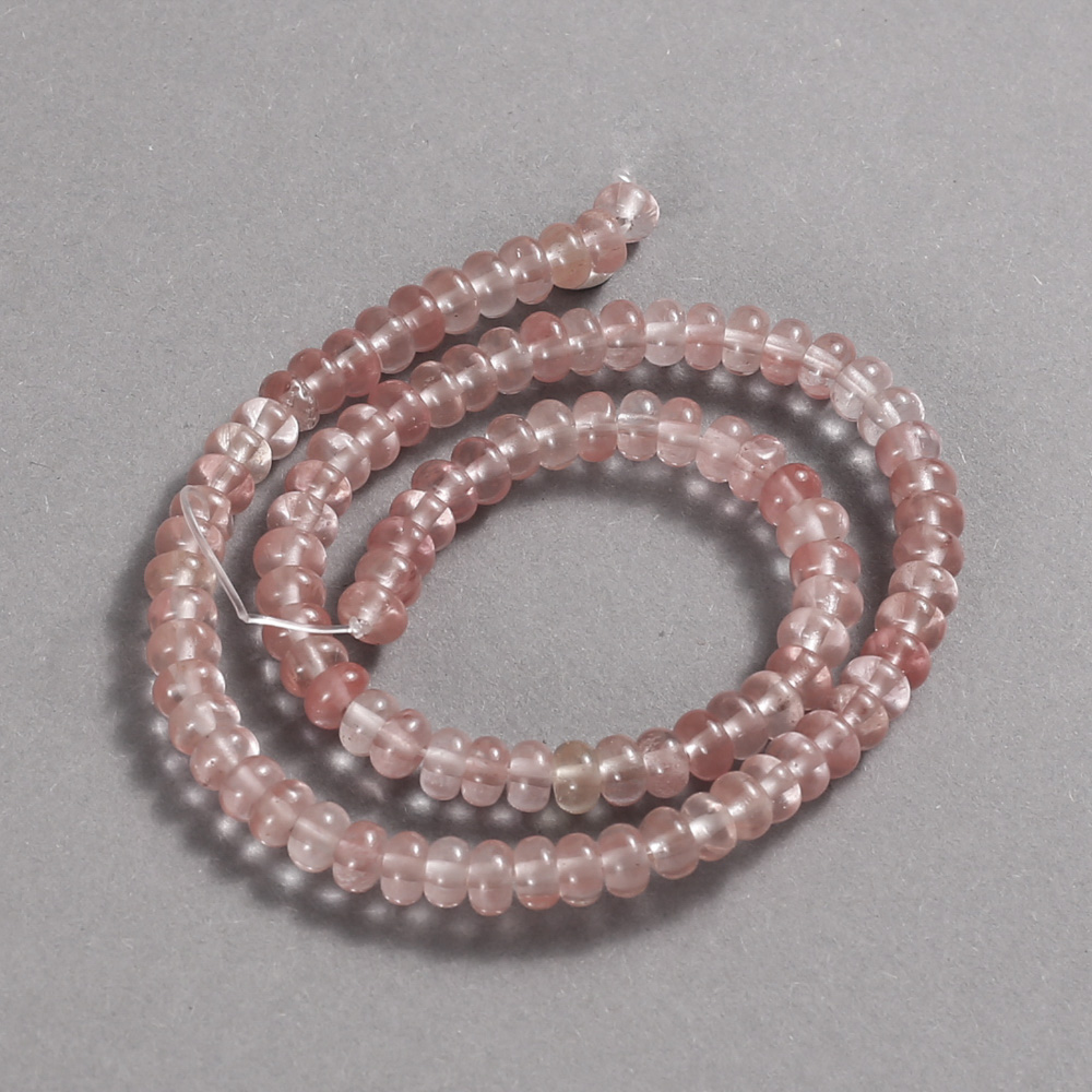 Намистини на нитці Халцедон, діаметр 6х4мм + -, довжина 39см +