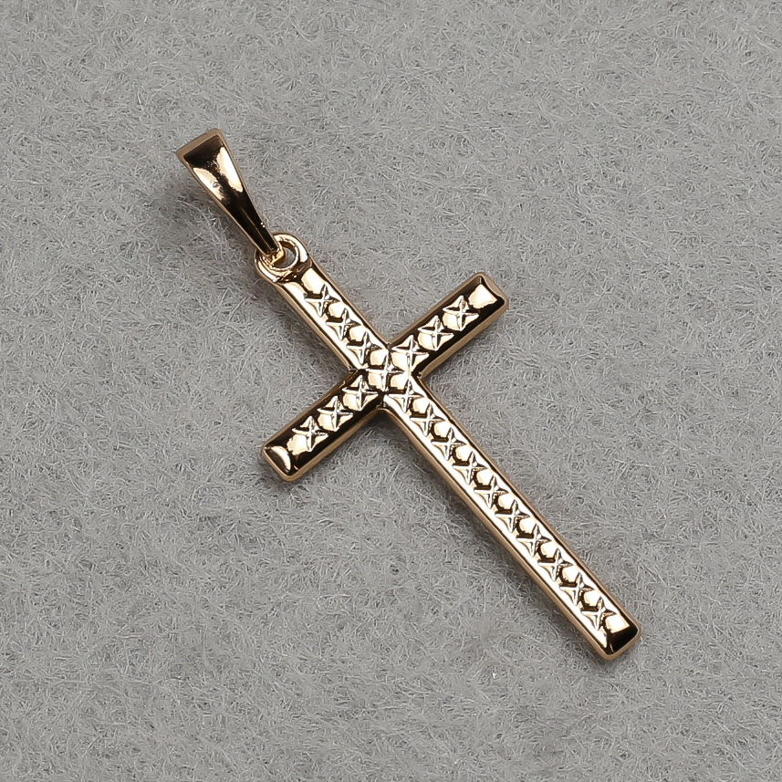 Pandant Xuping placare cu aur 18K Cruce 36x16 mm +