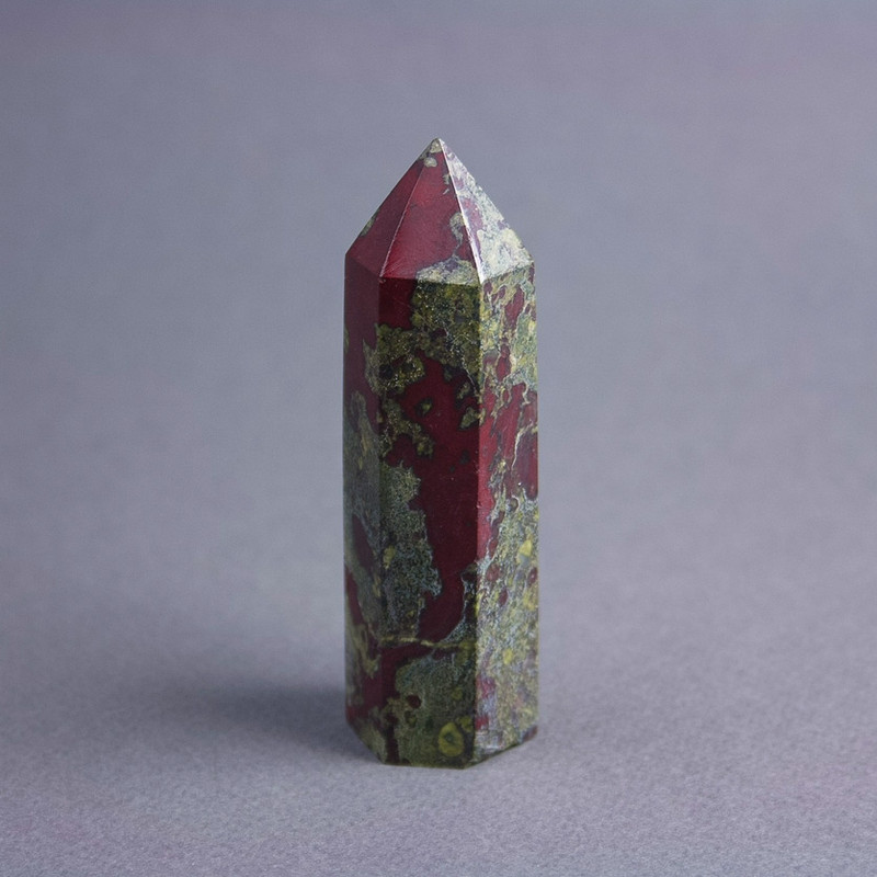 Creion suvenir din jasper natural „Sângele dragonului” (preț per 100 g) greutate de la 100 g