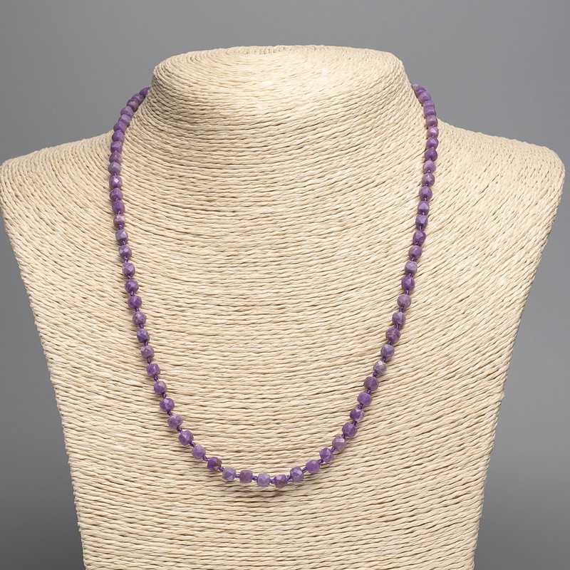 Colier din fosfosiderit natural, cu cuburi tăiate, diametrul 4×4 mm, lungime 48 cm +